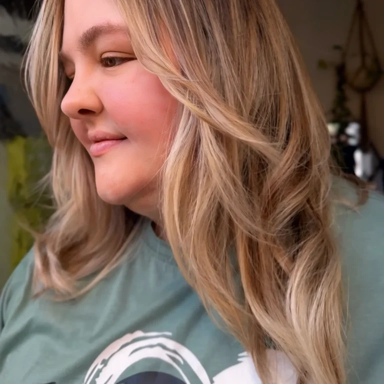Client hair transformation in Carlisle, Cumbria. Featuring a stunning face frame.